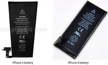 Rò rỉ linh kiện của iPhone 5